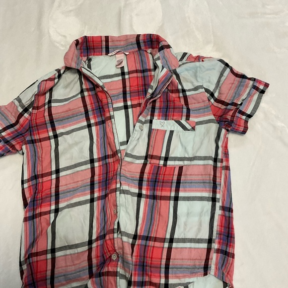 Victoria's Secret Plaid Pajama Set - Red and Black - Picture 5 of 10